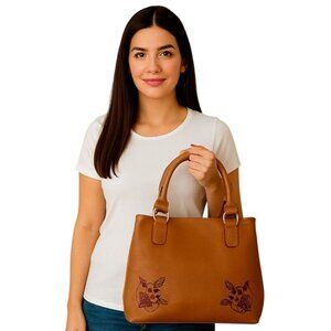 Smartlyte Bag Satchel Handbag Vegan Leather Tote Purse Shoulder WOMEN'S WOMAN'S